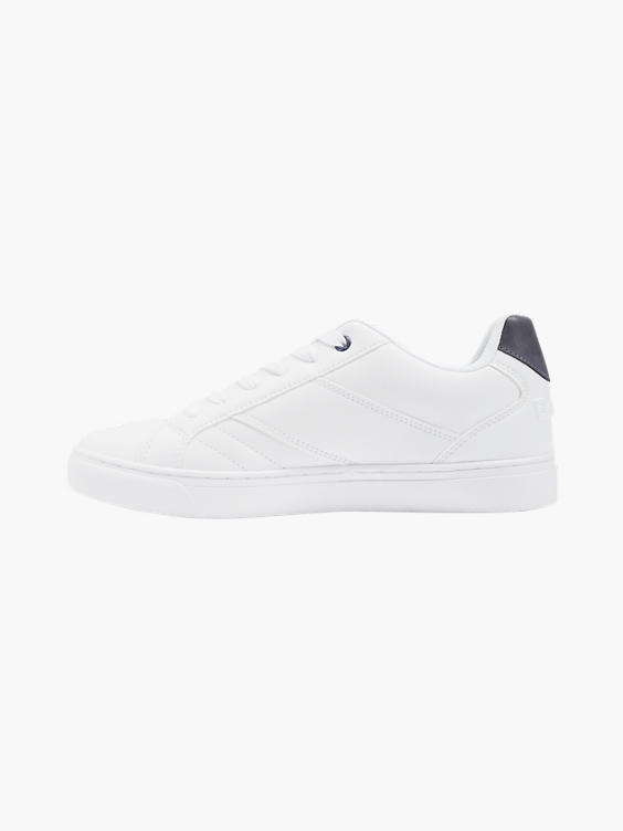 Mens Bench White Lace-up Trainera 