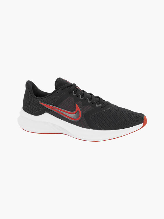 Nike Downshifter 9 Sneakers Heren Black/White/Dark Smoke Grey/University Red Heren online kopen
