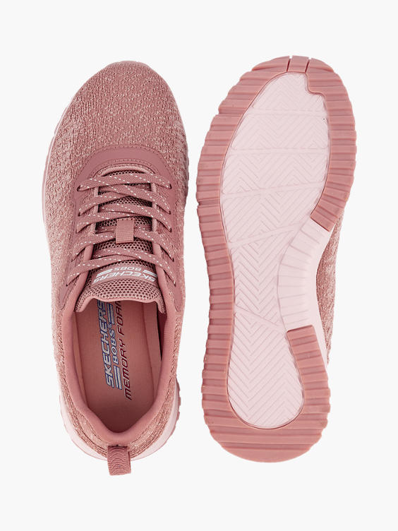 Roze sneaker memory foam glitter