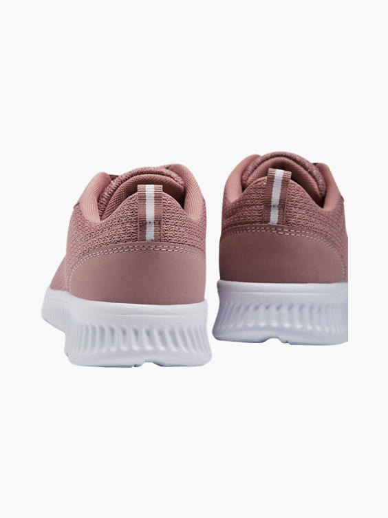 VTY Ladies Pink Lace-up Trainers 