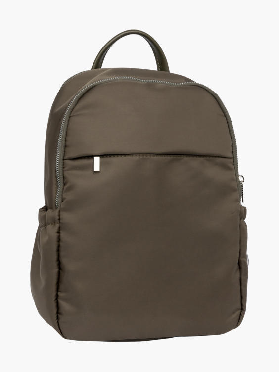 (Deichmann) Khaki Nylon Backpack in Khaki | DEICHMANN