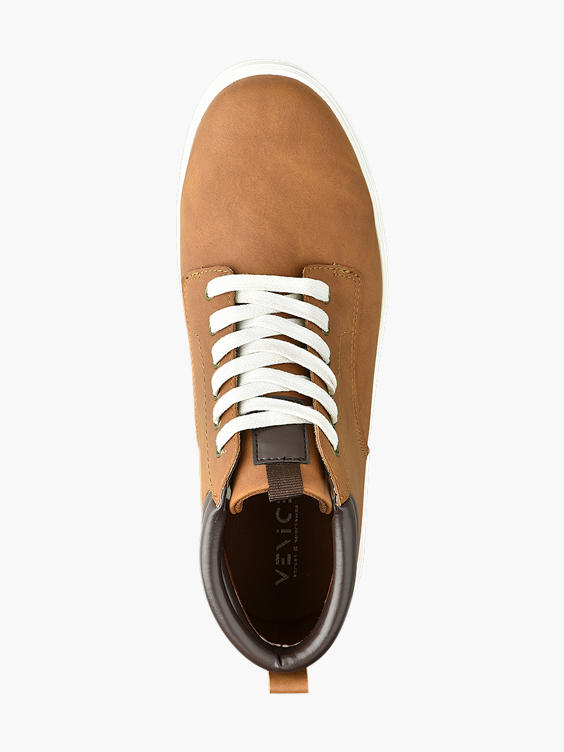 Mens Venice Casual Tan Lace-up Boots 