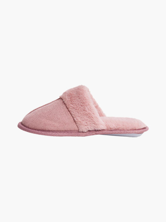 Junior Girls Hype Pink Mule Slippers