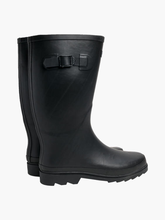 Hype) Mens Hype Black Wellingtons in 