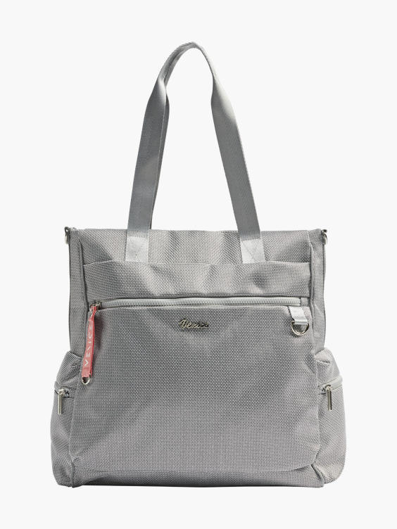 Venice Grey Nylon Zip Bag