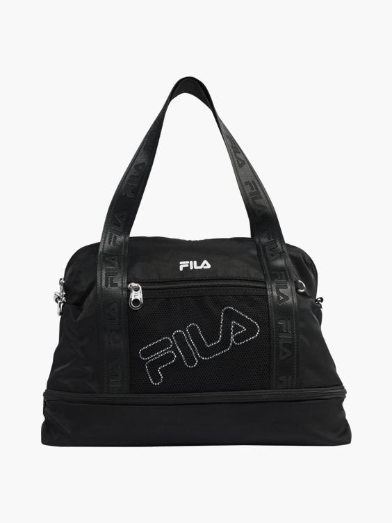 Brawl Parel gevoeligheid FILA) Black Fila Bag With White Logo in Black | DEICHMANN
