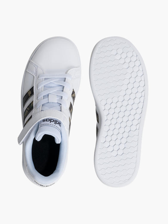 Toddler Boys Adidas Grand Court Touch Strap Trainers 