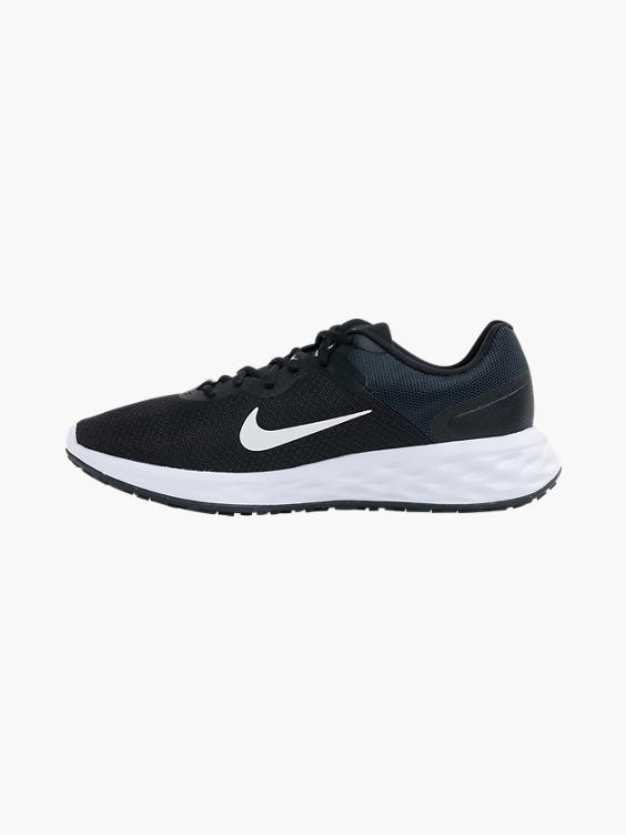 Nike) Ladies Nike 6 Black Lace-up Trainers in Black white | DEICHMANN