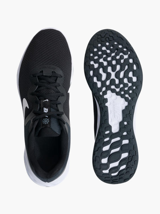 Ladies Nike Revolution 6 Black Lace-up Trainers 
