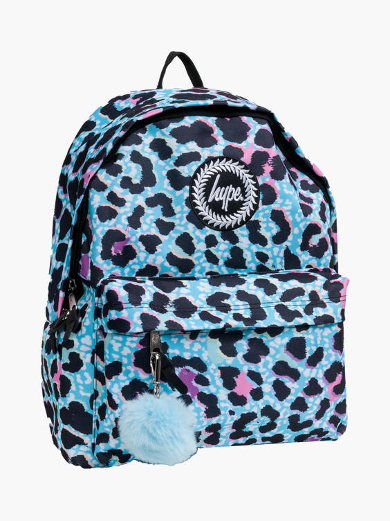 Hype leopard sale print backpack