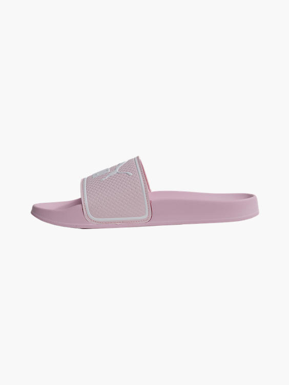 Ladies Puma Pink Slides 