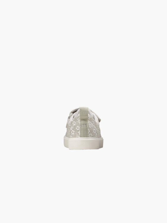 Toddler Girl Clarks 'City Bright' Twin Strap Canvas (Sizes 3 - 6.5 - F Fit)