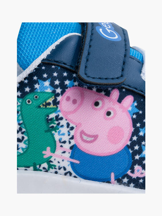 Toddler Boys George Pig Touch Strap Trainers 