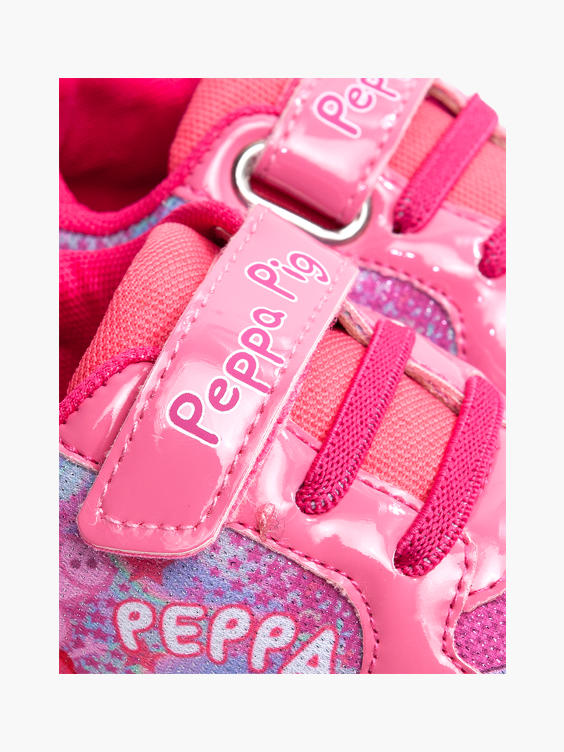 Toddler Girls Peppa Pig Touch Strap Trainers 