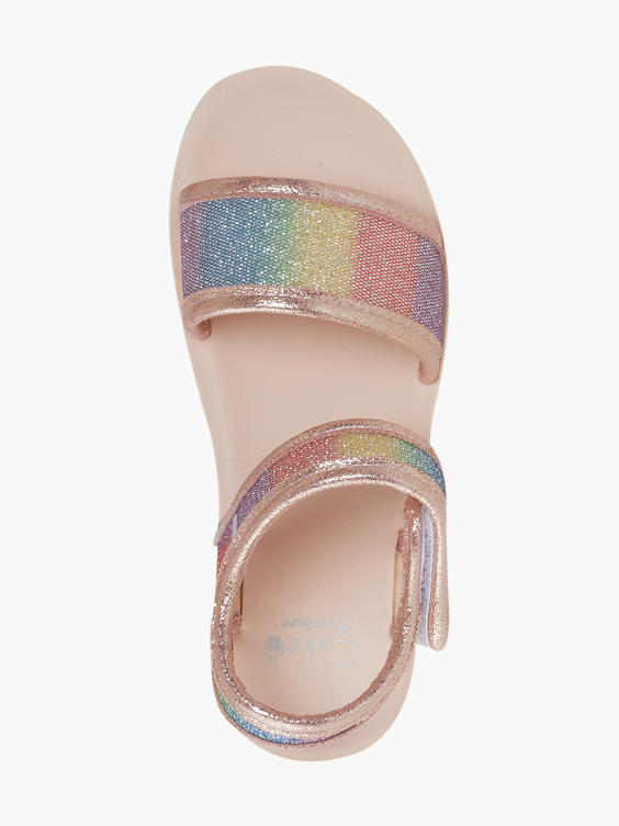 Toddler Girl Glitter Chunky Sandals