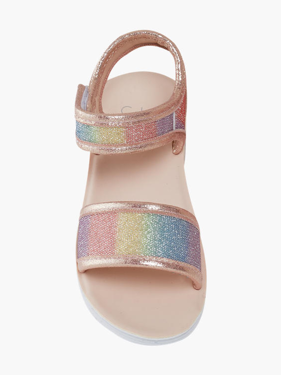 Toddler Girl Glitter Chunky Sandals