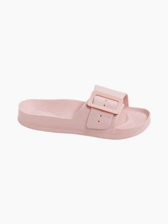 Ladies Baby Pink Eva Slides 