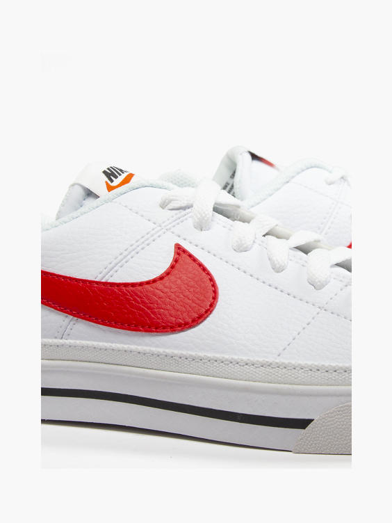 Mens Nike White & Red Trainers