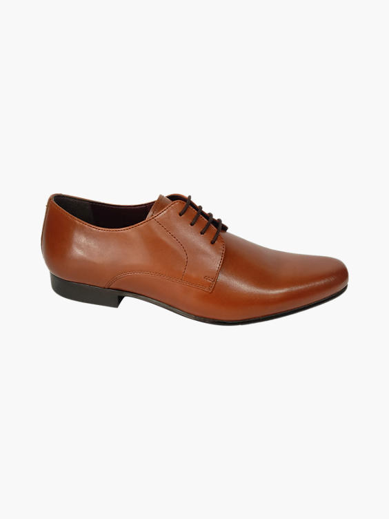 Mens Claudio Conti Tan Lace-up Formal Shoes 