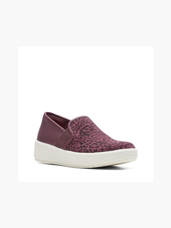 Clarks sneakers hot sale womens purple