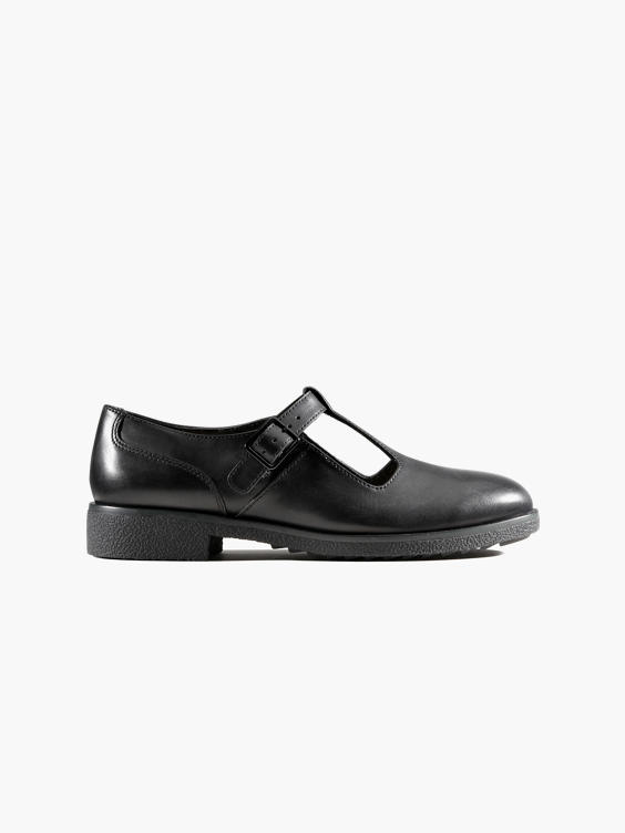 Clarks Black Leather Town' Shoe in Black | DEICHMANN