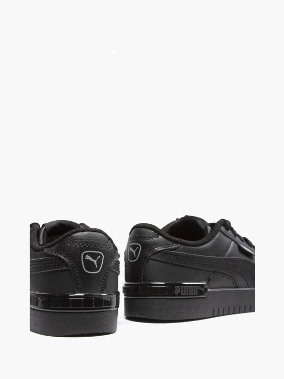 Girls black cheap puma trainers