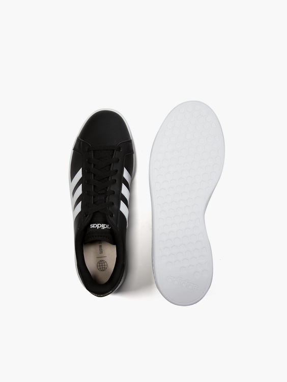 Mens Adidas Grand Court Base 2.0 Black Trainers