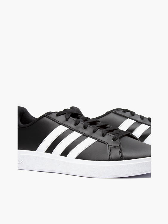 Mens Adidas Grand Court Base 2.0 Black Trainers