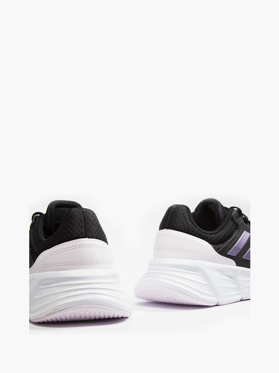 Black/Purple Adidas Galaxy 6 Lace-up Trainer
