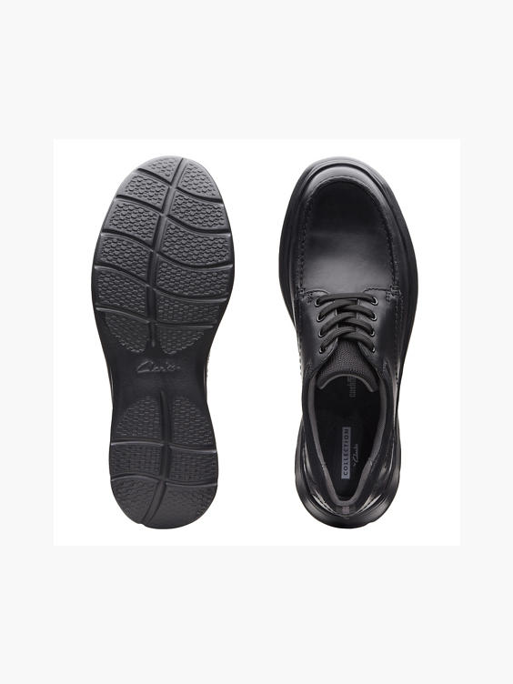 Clarks Black Cotrell Edge Black Lace-up Shoe