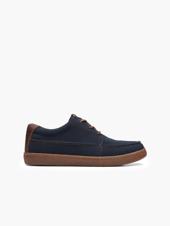 Clarks navy sales casual shoes