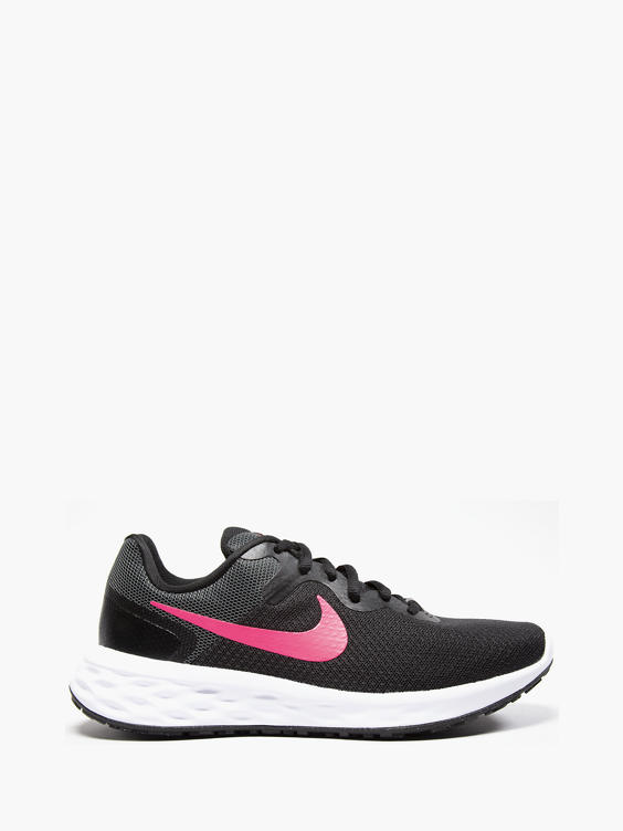 ganso escribir una carta Compadecerse Nike) Ladies Nike Revolution 6 Black Pink Trainers in Pink | DEICHMANN