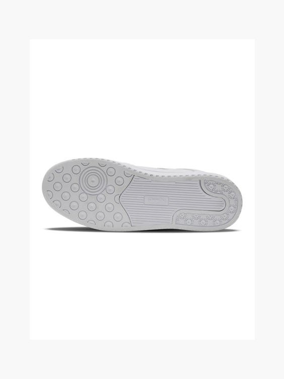 White Power Play Lace-up Trainer