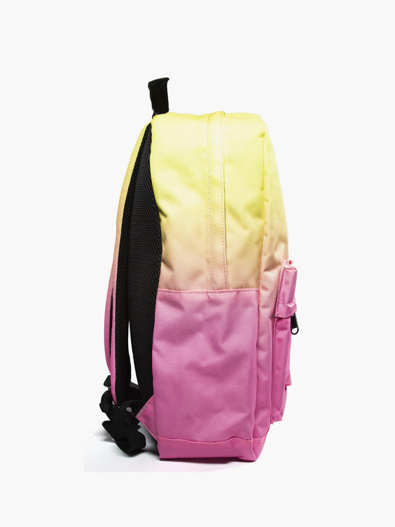 Pink hotsell yellow backpack