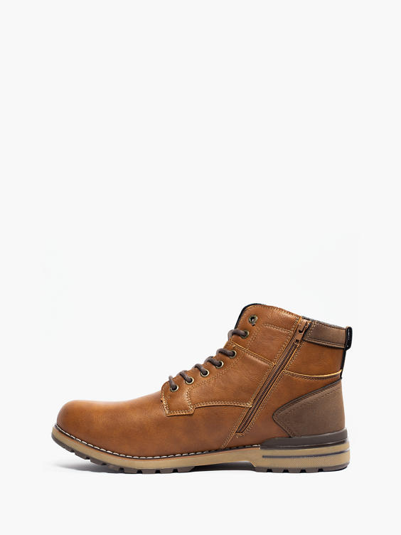 Brown Casual Ankle Boot