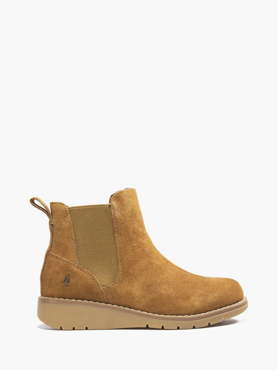spade Anyways Manga Hush Puppies) Hush Puppies 'Layla' Tan Suede Ankle Boot in Beige | DEICHMANN