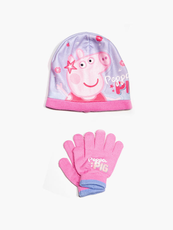 Peppa pig best sale hat and mittens