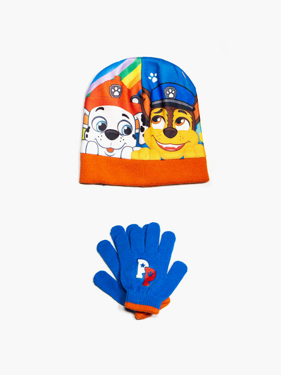Boys Paw Patrol Hat & Gloves Set 