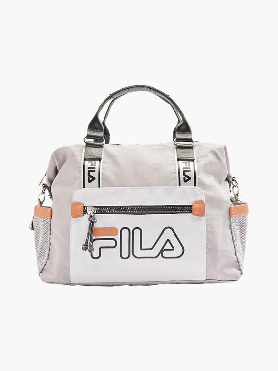 Lilac Fila Shoulder Bag with Zipper Detailing 