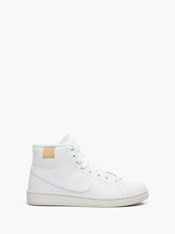 Court Royale 2 Mid White Lace-up Trainer