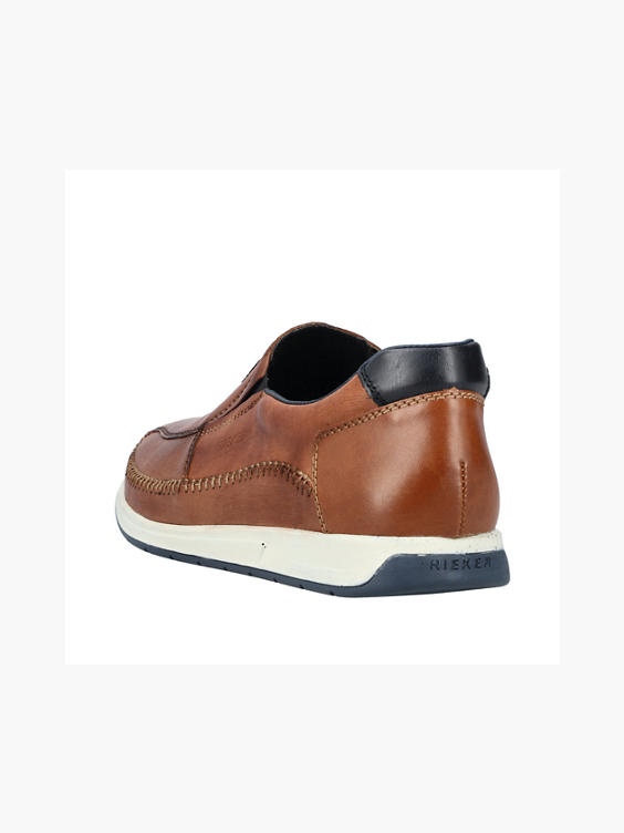 Tan Leather Casual Slip-on Shoe