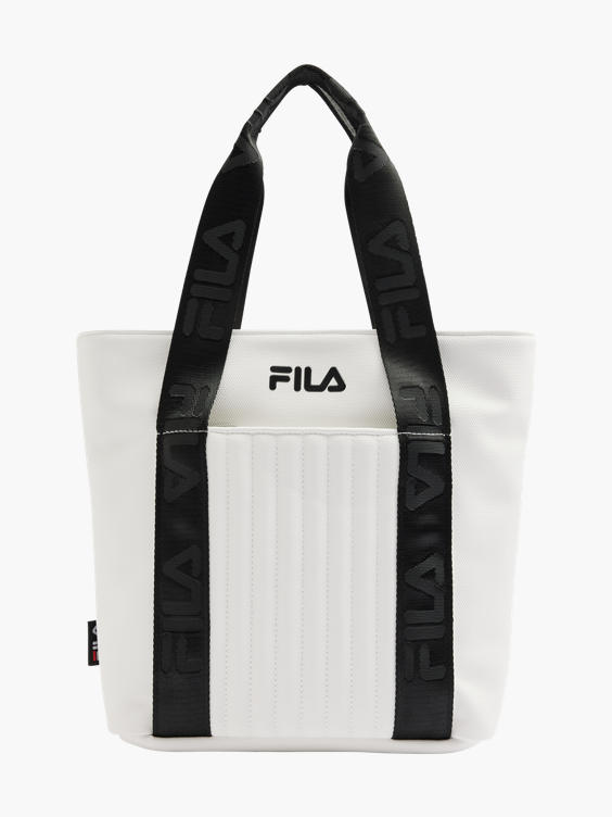 Black and White Fila Tote Bag