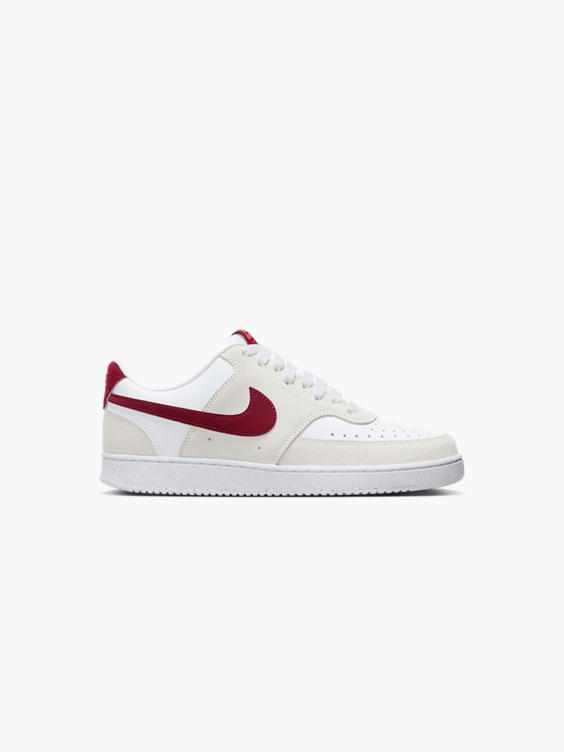 Witte leren sneaker COURT VISION LO