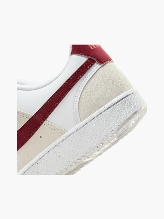 Witte leren sneaker COURT VISION LO