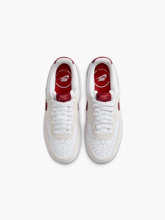 Court Vision Low White/Red Trainers 