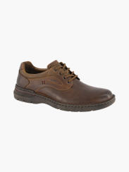Bruine leren veterschoen