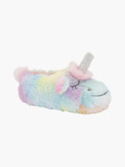 Multicolor unicorn pantoffel