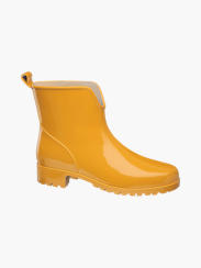 Okergele regenlaars