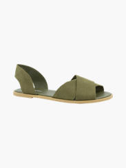 Groene sandaal