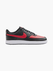 Black/Red Nike Court Vision Low Lace-up Trainer